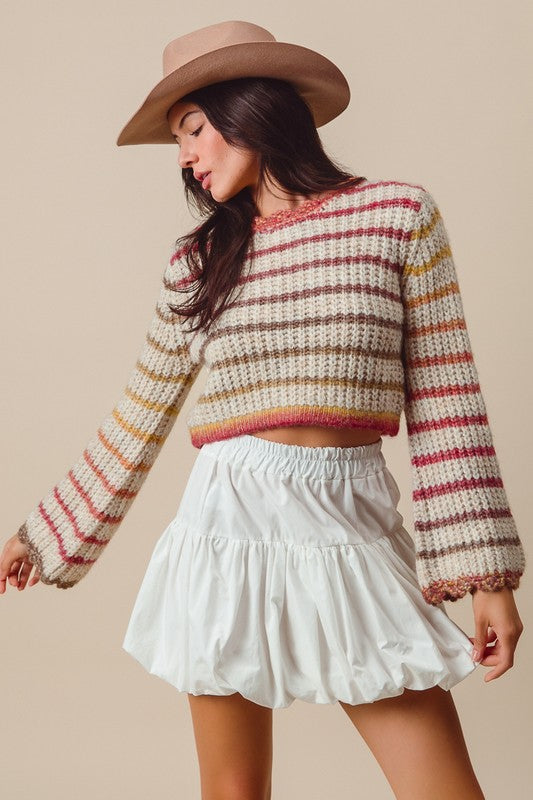 Sunset Crop Sweater