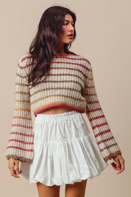 Sunset Crop Sweater