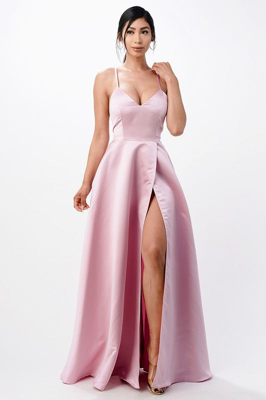 Golden Hour Gown Dress