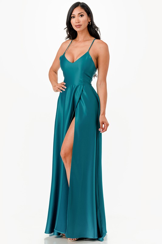 Golden Hour Gown Dress