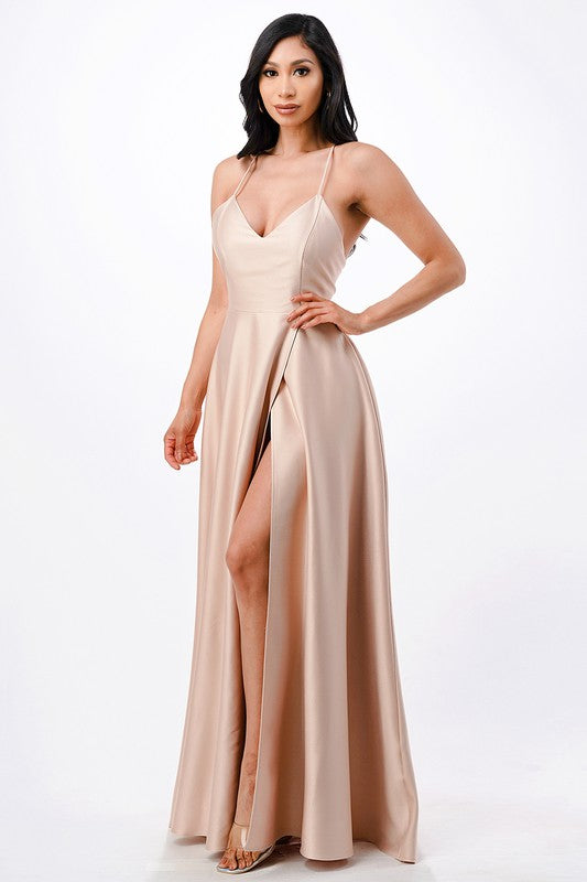 Golden Hour Gown Dress