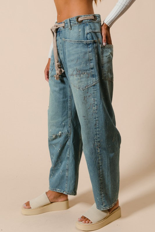 Painted Blues Denim Pants