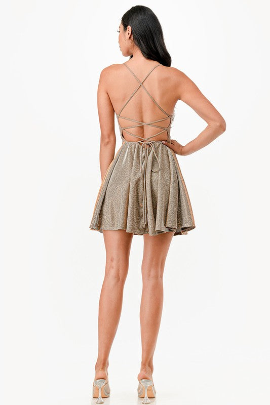 Crystal Cascade Dress