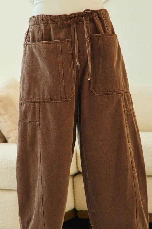 Rich Roast Barrel Pants