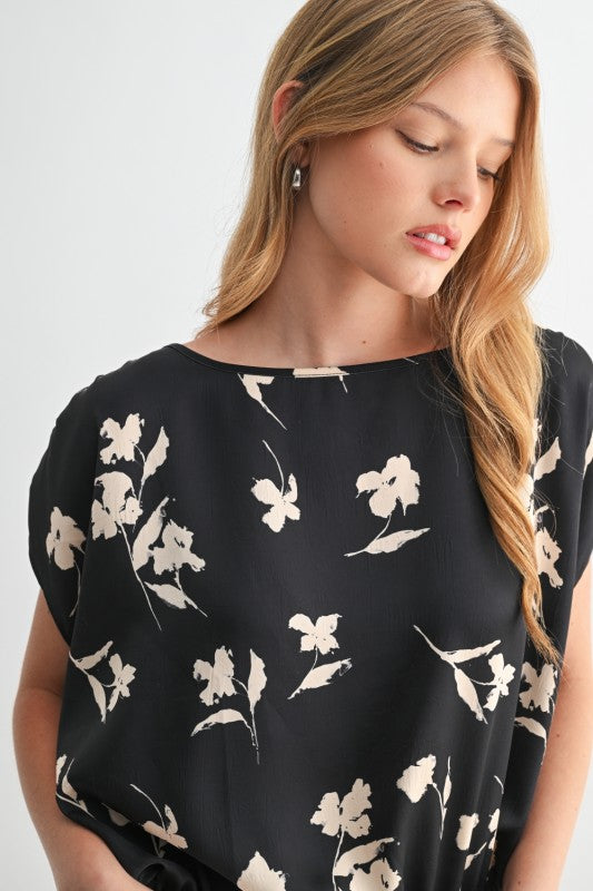 Shadow Bloom Top