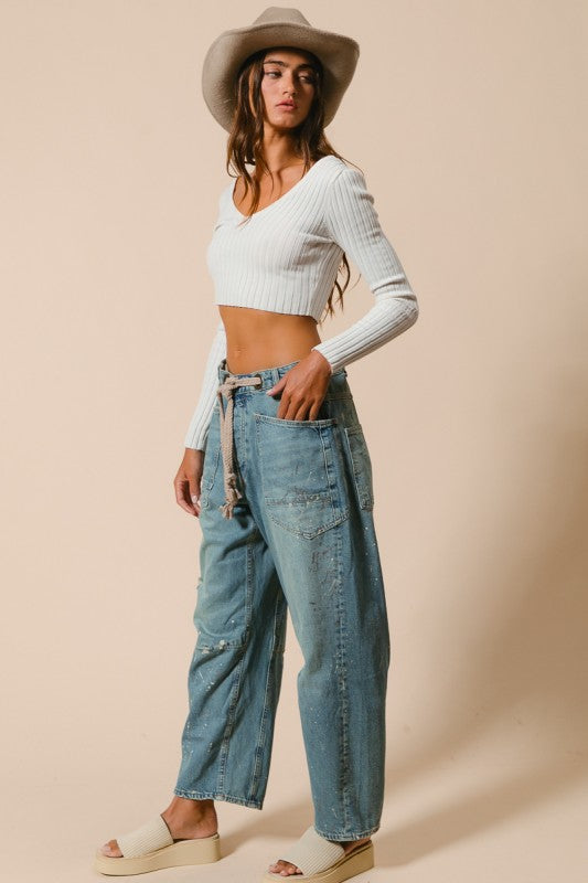 Painted Blues Denim Pants