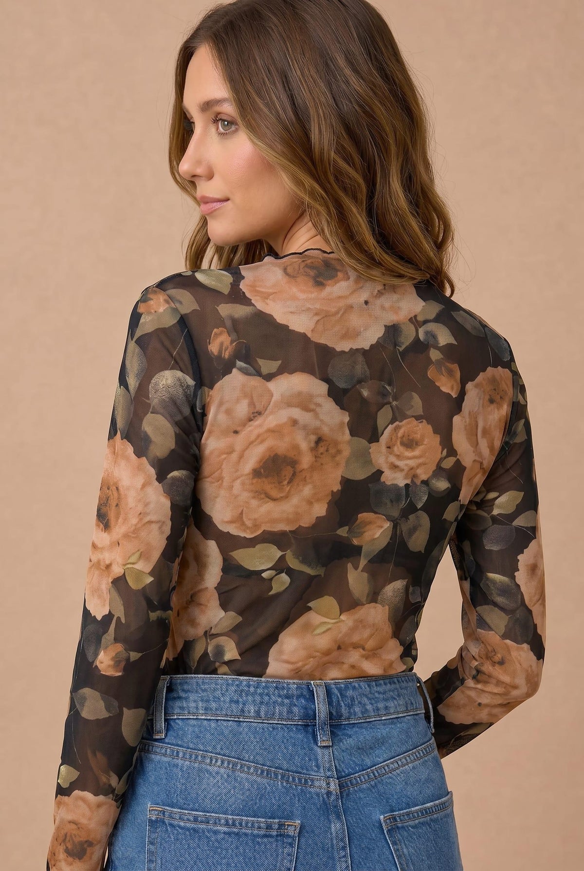 The Sienna Lace Mesh Top