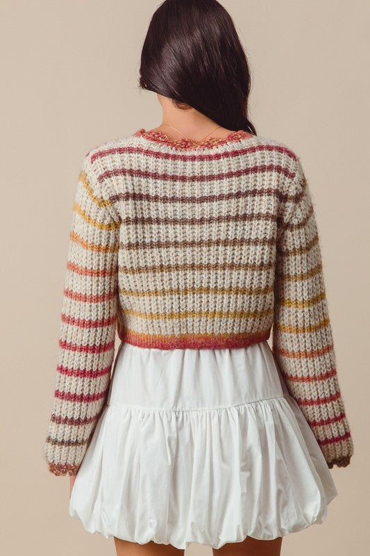 Sunset Crop Sweater