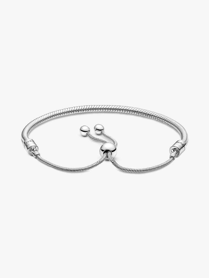 Snake Chain Slider Bracelet Sterling silver