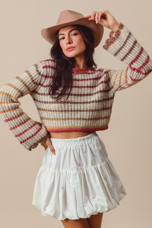Sunset Crop Sweater