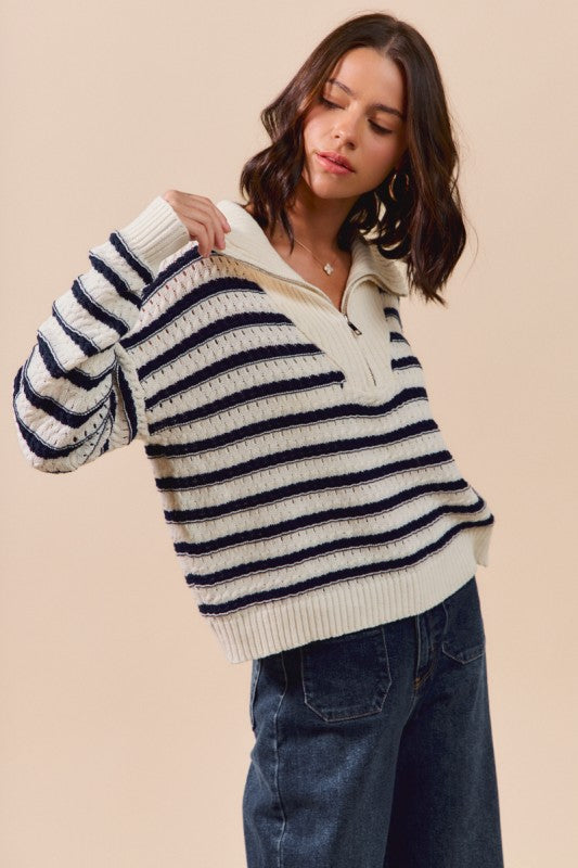 Cozy Lines Knit Sweater