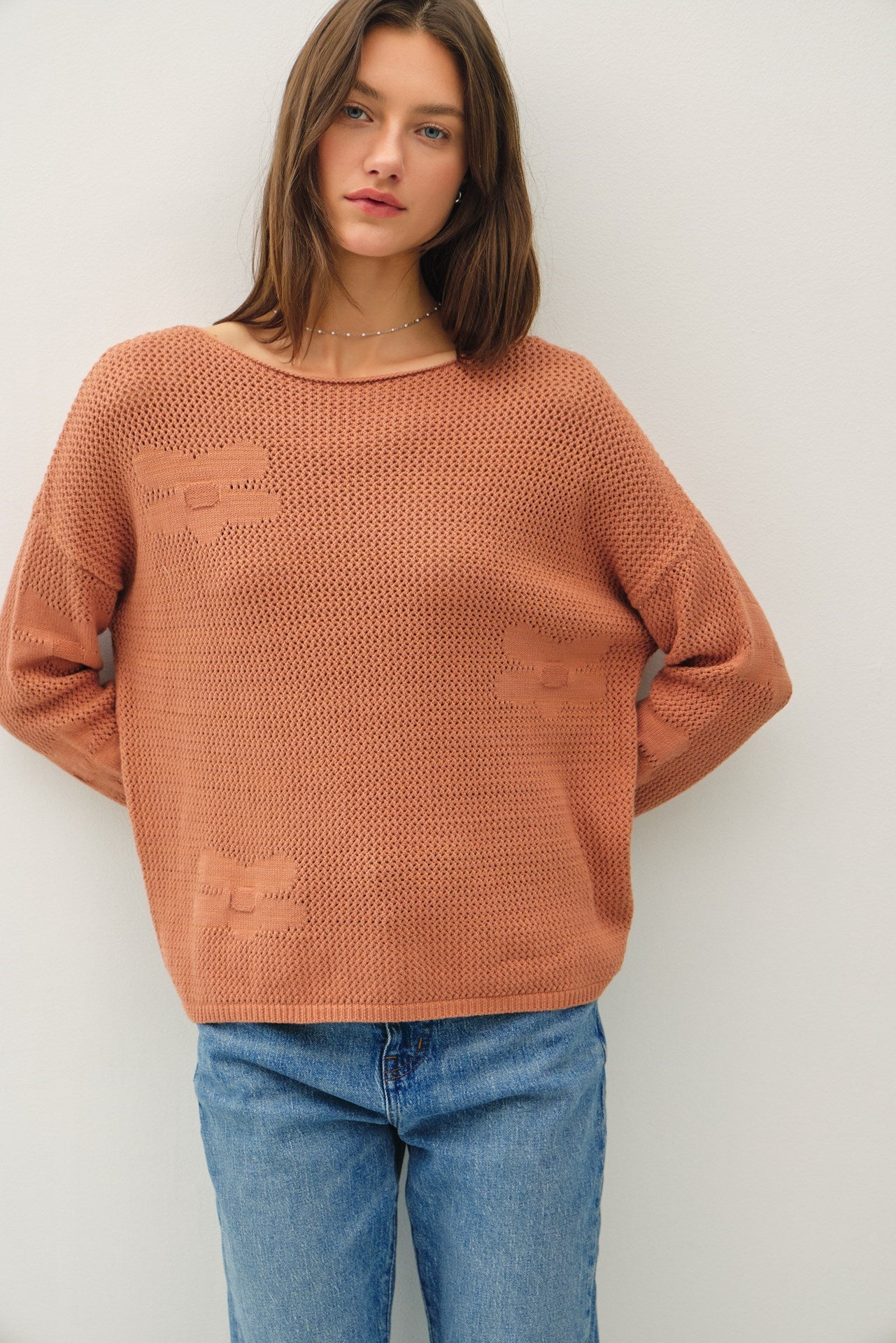 Lacy Blooms Sweater