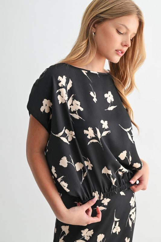 Shadow Bloom Top