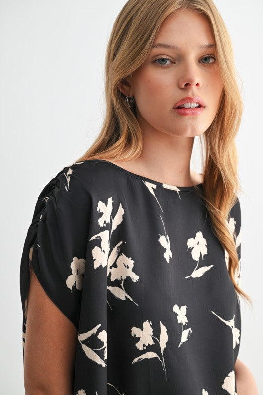 Shadow Bloom Top