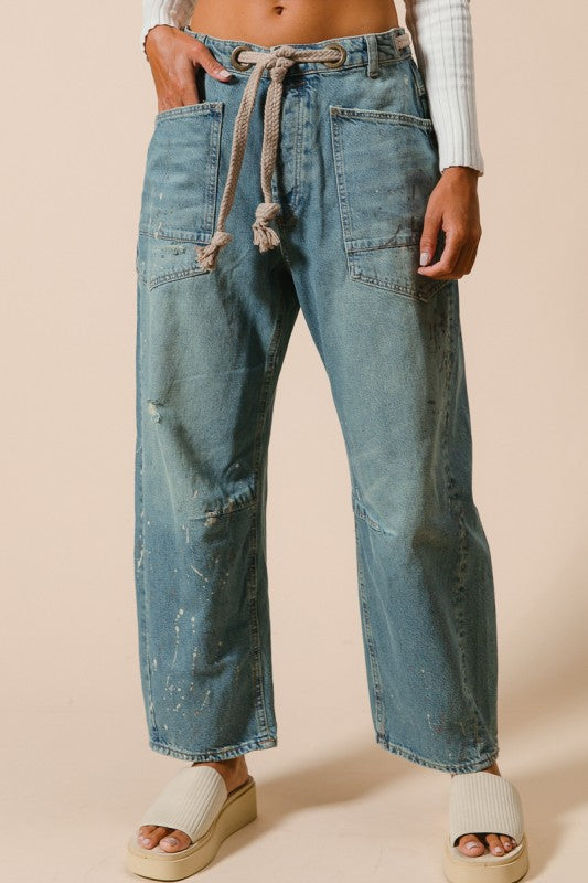 Painted Blues Denim Pants