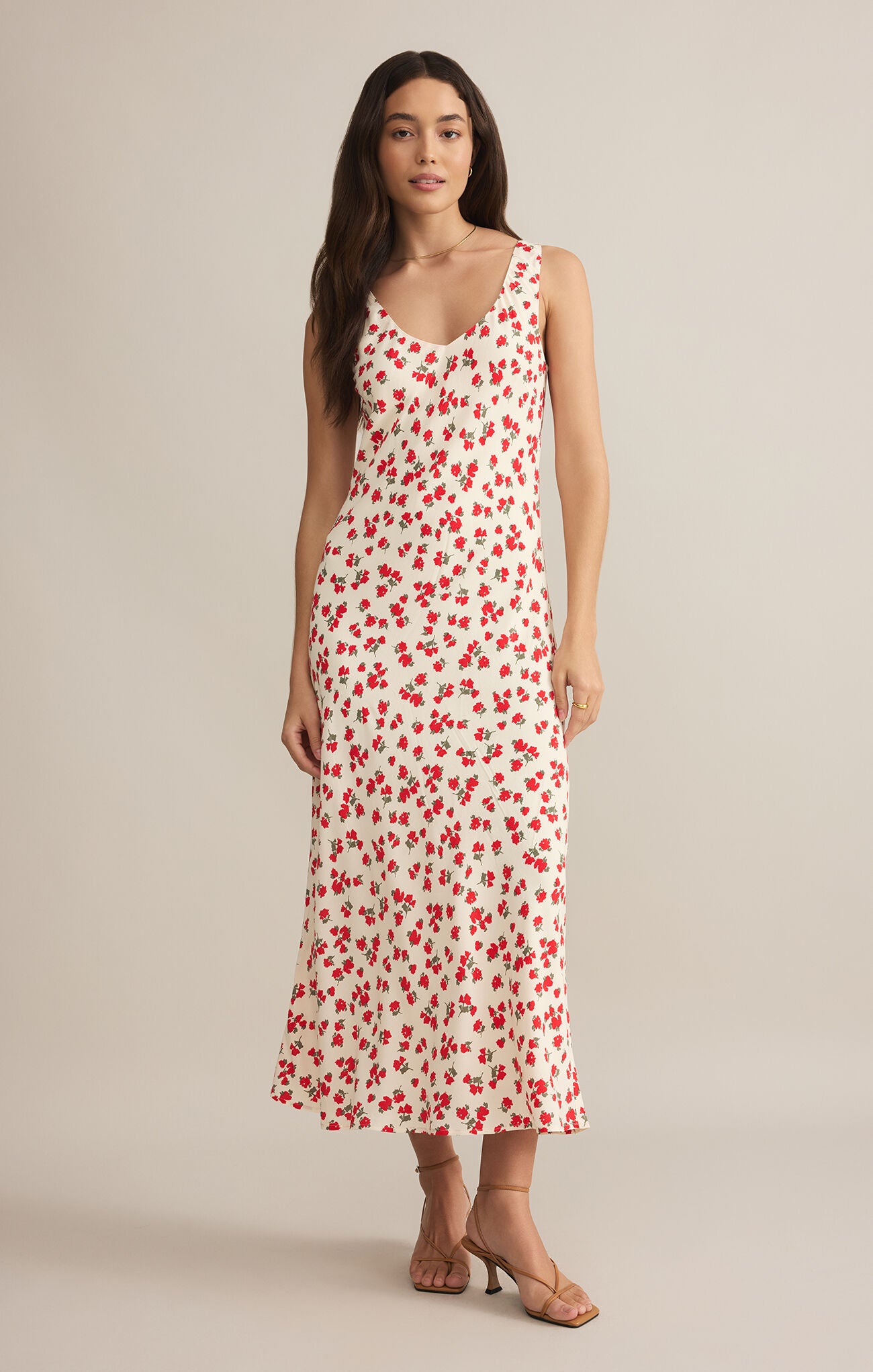 Hana La Rosa Ditsy Maxi Dress Sea Salt Hana La Rosa Ditsy Maxi Dress Sea Salt
