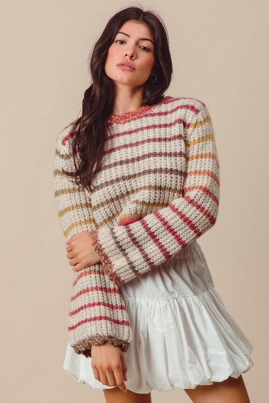 Sunset Crop Sweater