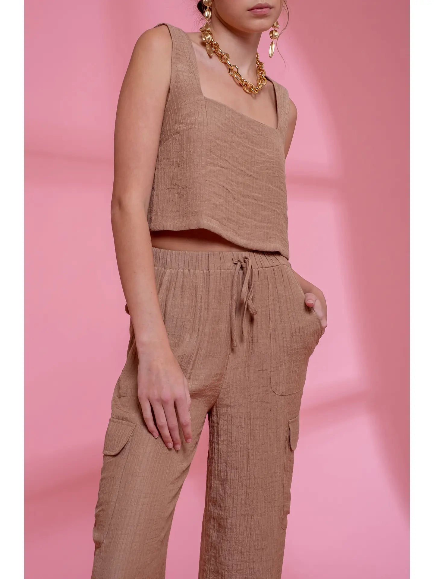 Straight Leg Cargo Pants