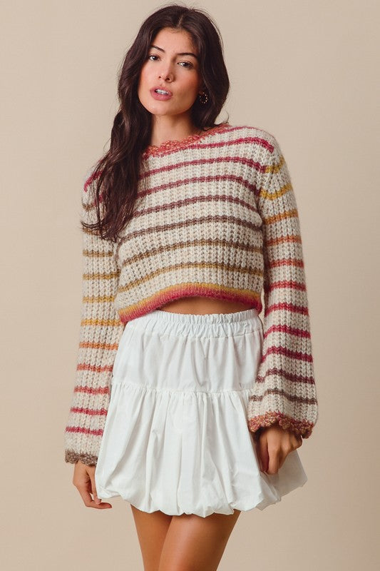 Sunset Crop Sweater