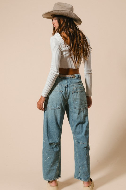 Painted Blues Denim Pants
