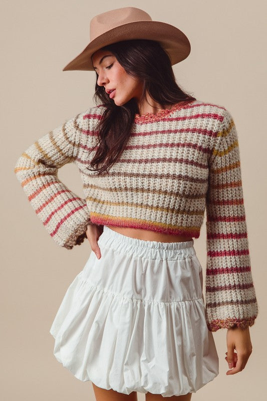 Sunset Crop Sweater