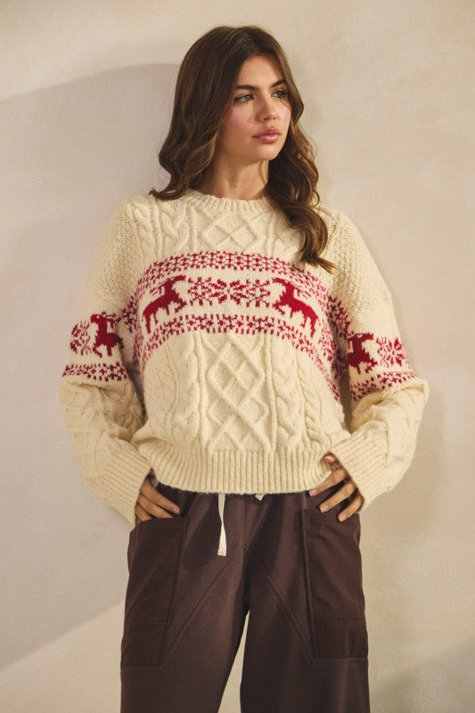 Reindeer Games Sweater