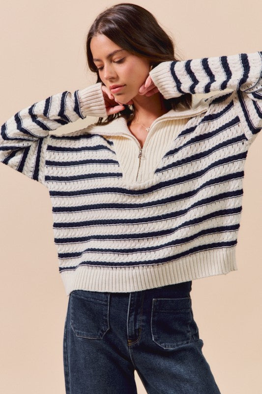 Cozy Lines Knit Sweater