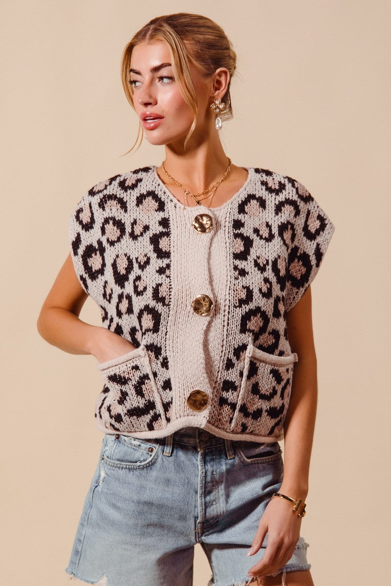 Animal Insticts Sweater Vest