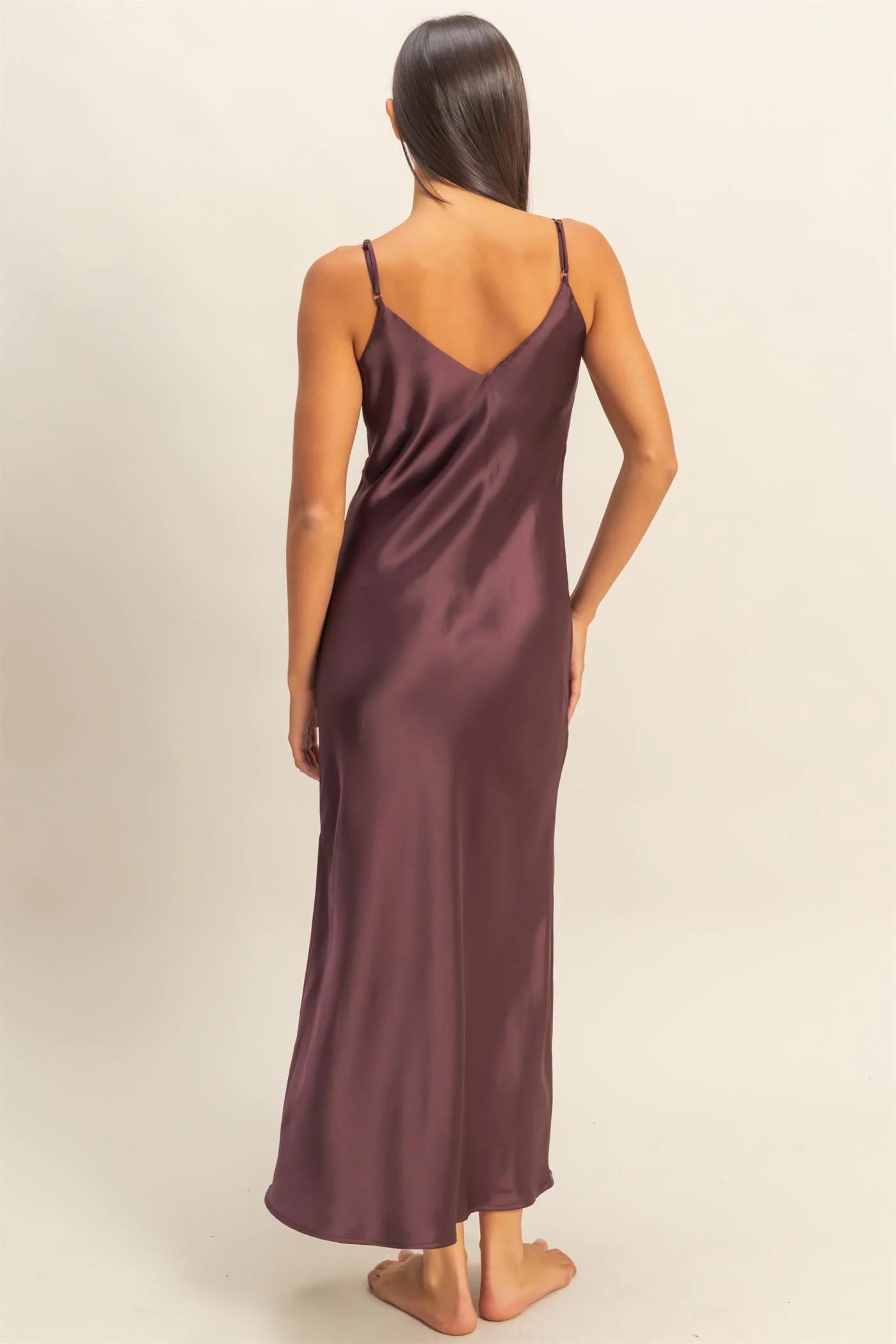 Princess Treatment Satin Midi Dress