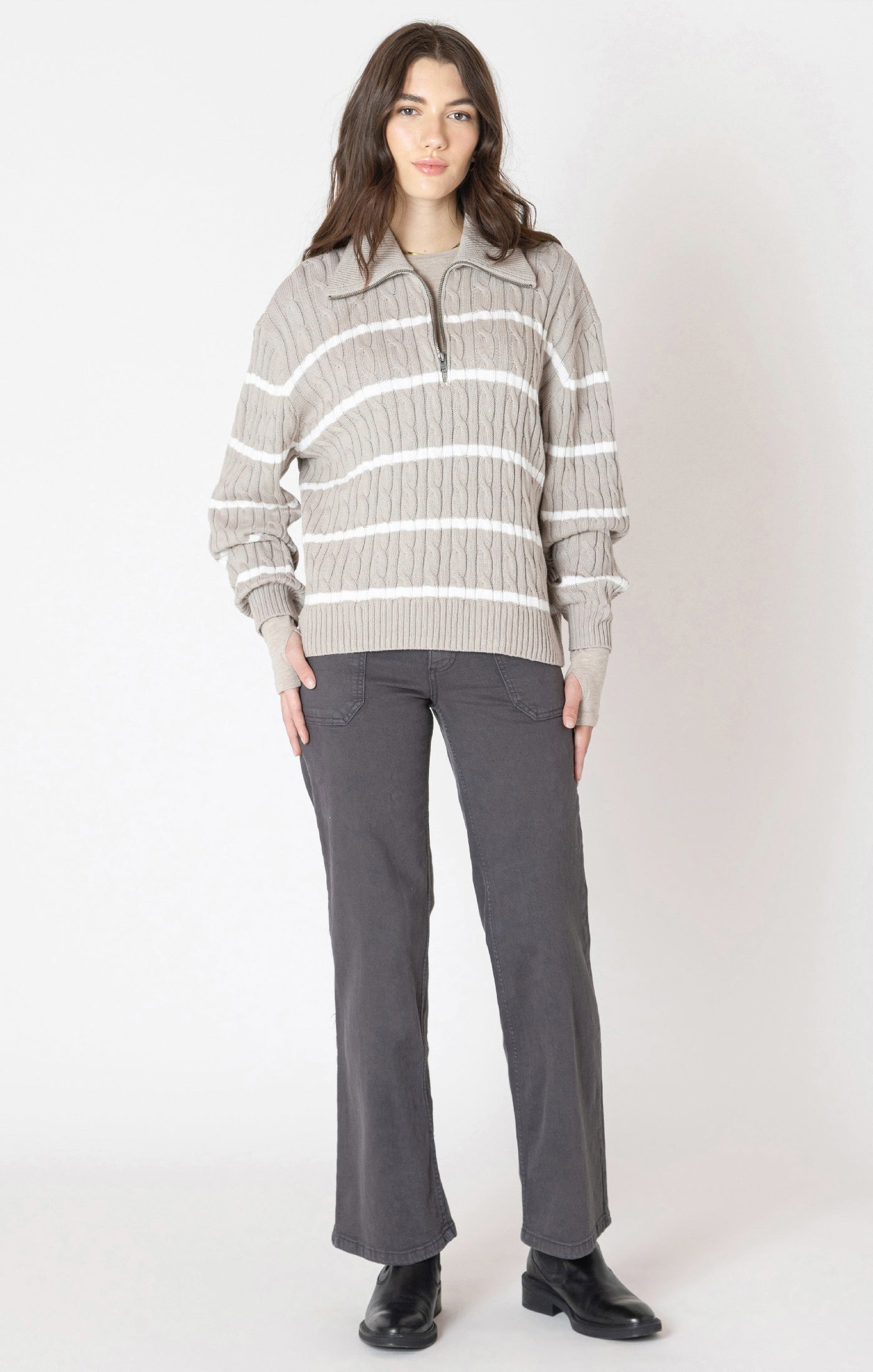 The Aspen Half Zip Sweater