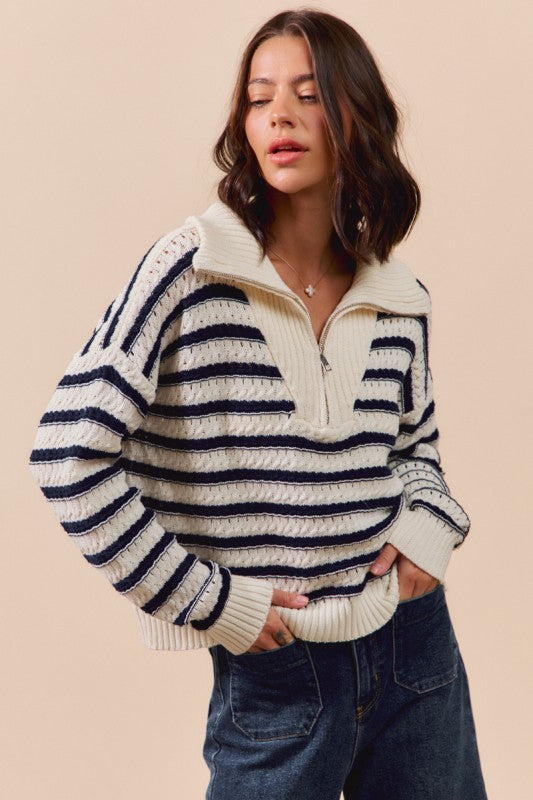 Cozy Lines Knit Sweater