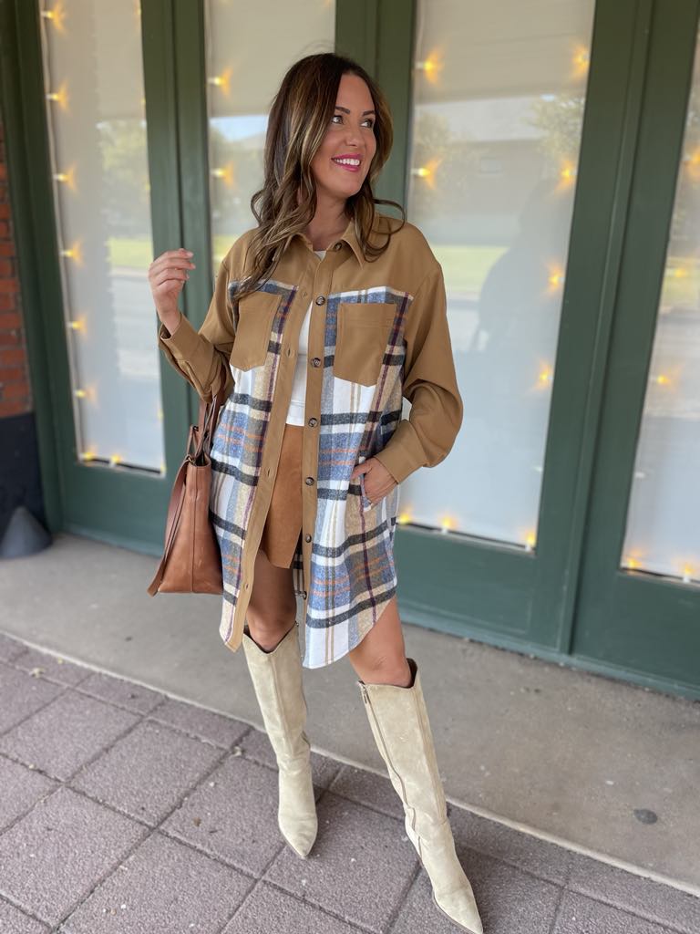 PREORDER: Durham Plaid Jacket in Two Colors