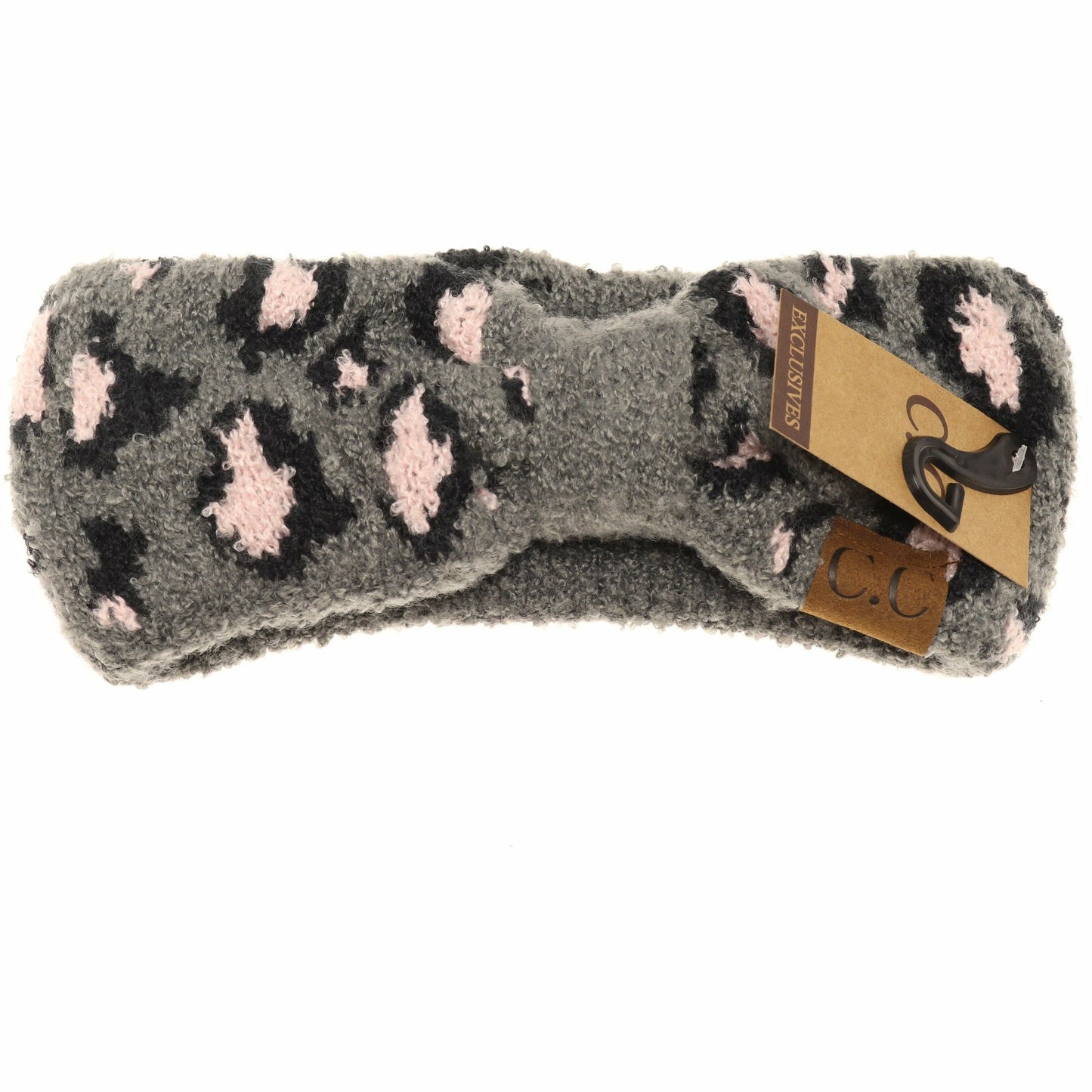 Leopard Boucle Knit Women's Fashion Headband