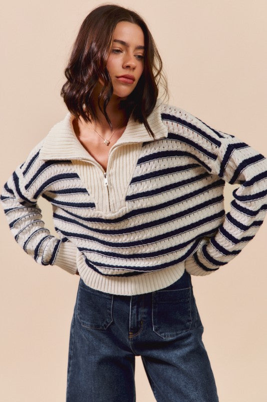 Cozy Lines Knit Sweater