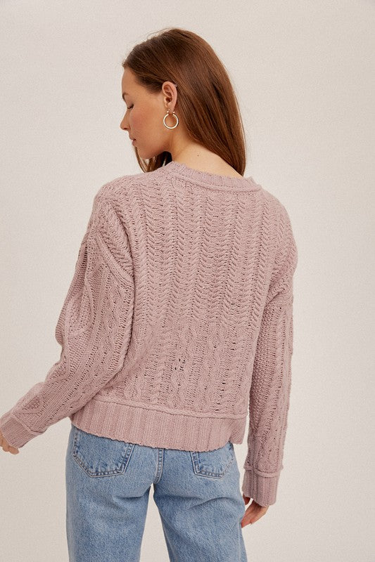 Twist On Cable Sweater