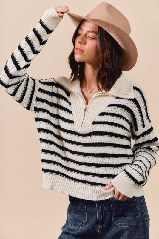 Cozy Lines Knit Sweater