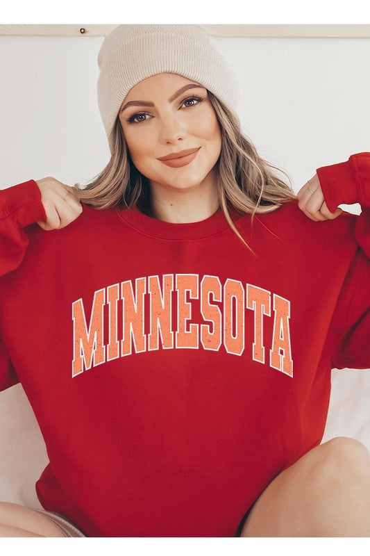 Minnesota State Oversized Graphic Sweatshirts