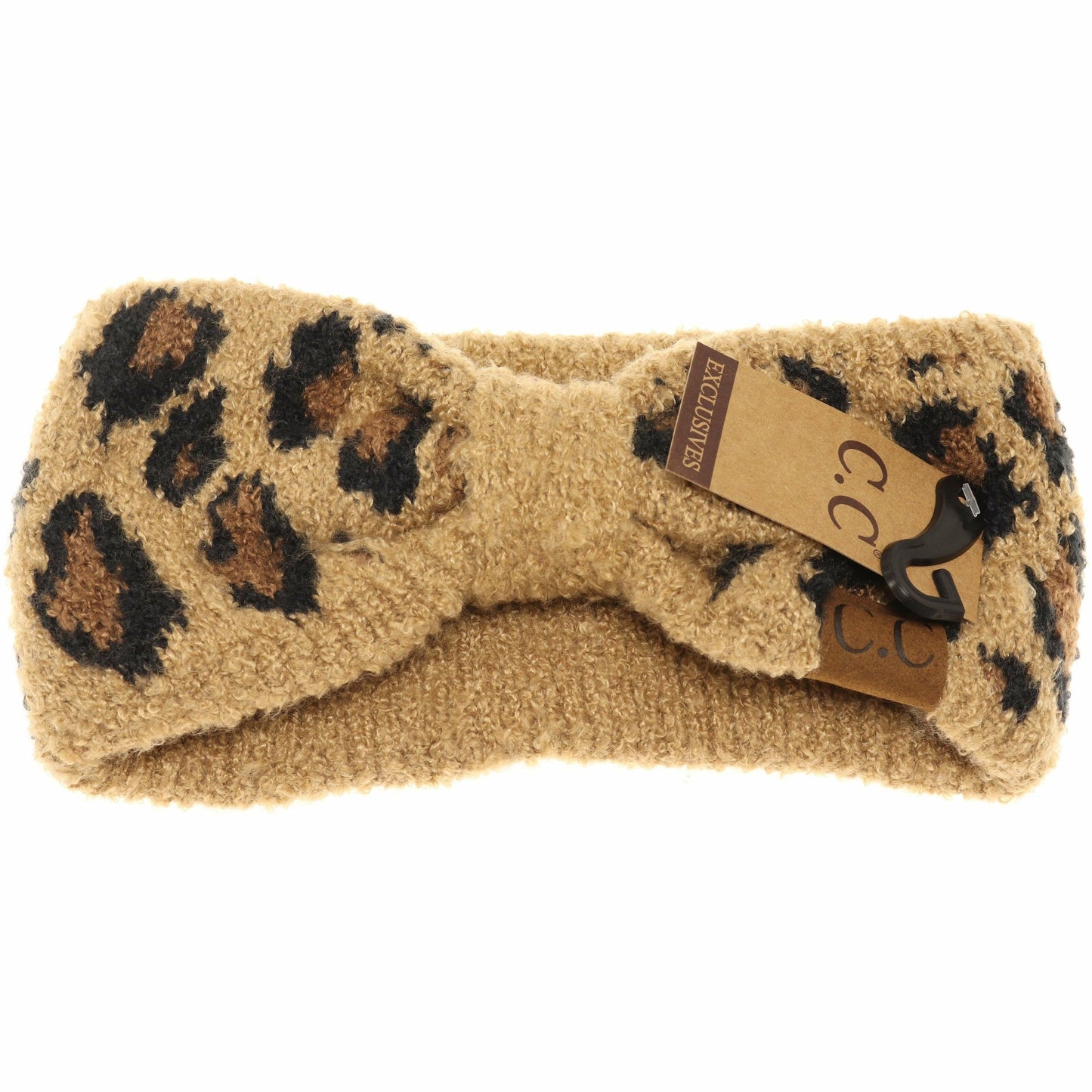 Leopard Boucle Knit Women's Fashion Headband