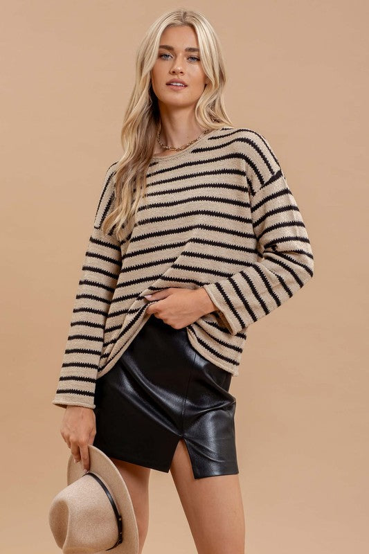 Back In The City Stripes Top