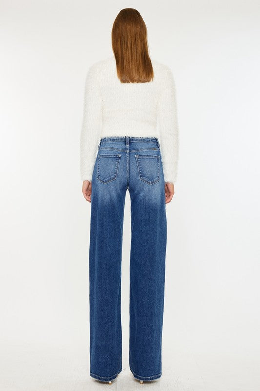 High Rise Wide Leg Jean