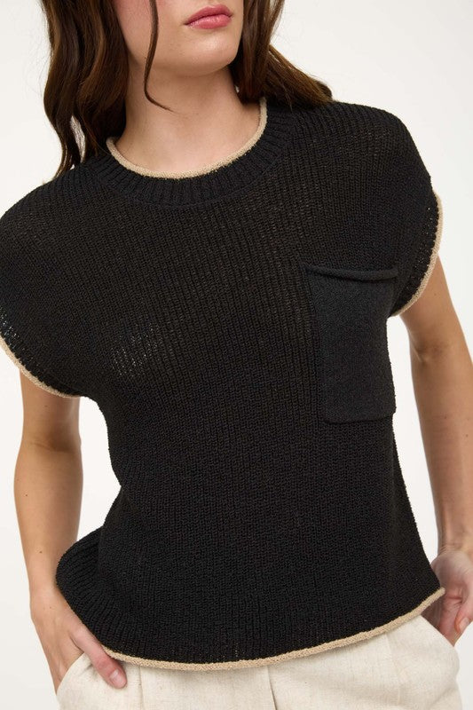 Shadow Trim Sweater