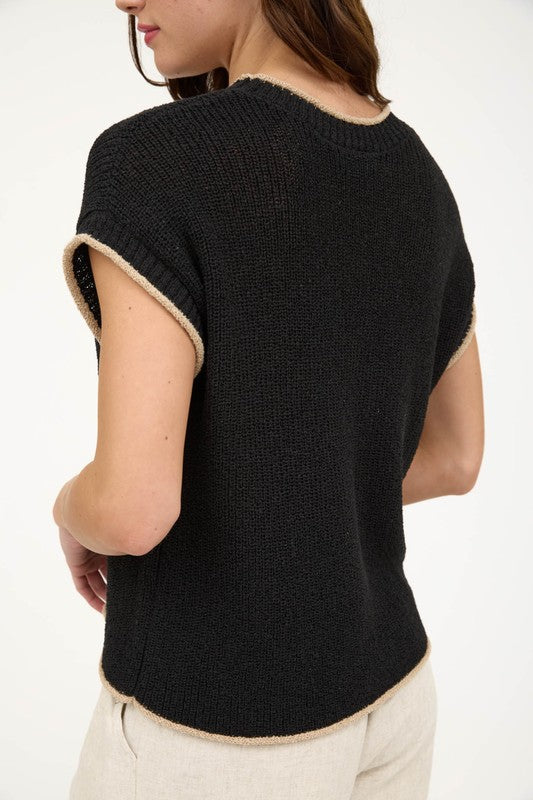 Shadow Trim Sweater
