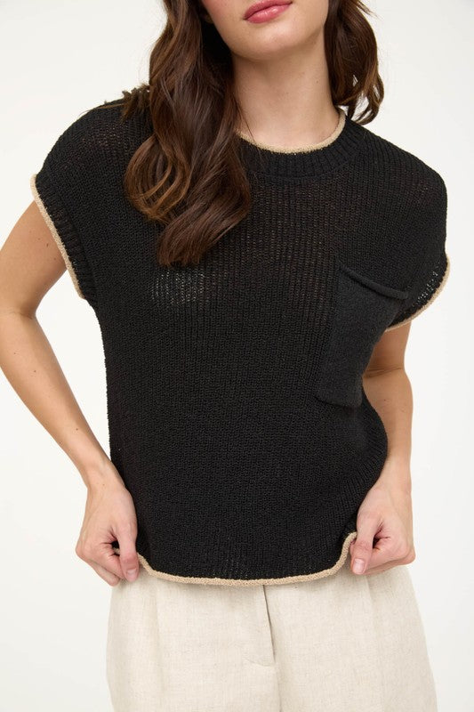 Shadow Trim Sweater