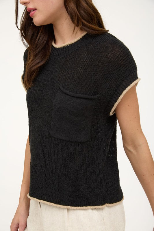 Shadow Trim Sweater