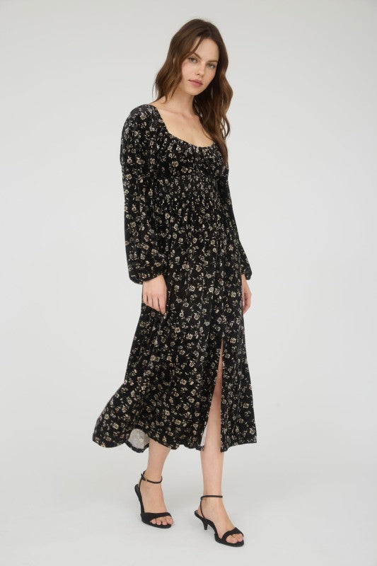 Romantic Elegance Midi Dress