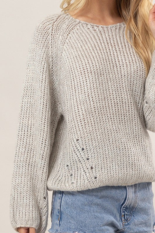 Silver Bells Sweater