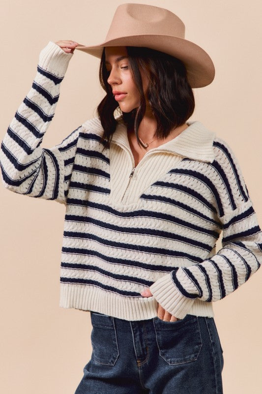 Cozy Lines Knit Sweater