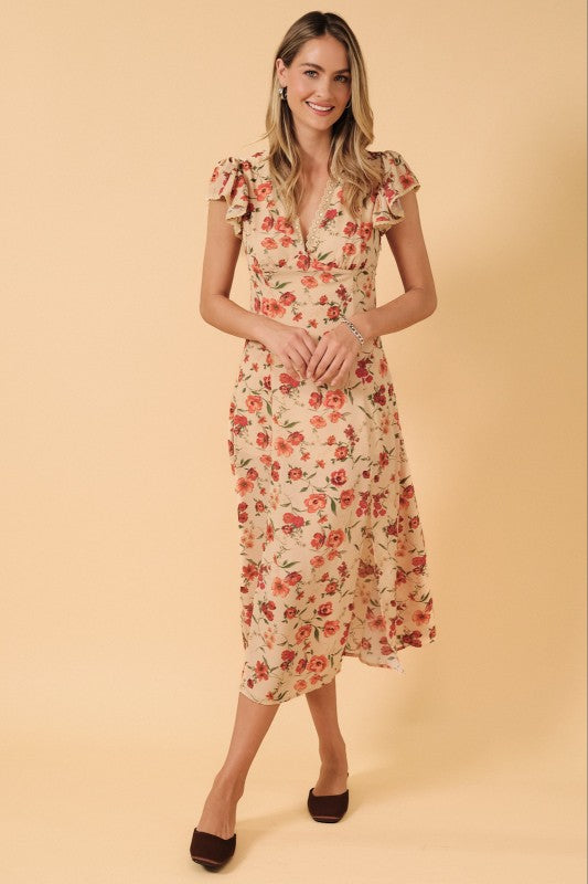 The Willow Grace Lace Midi Dress