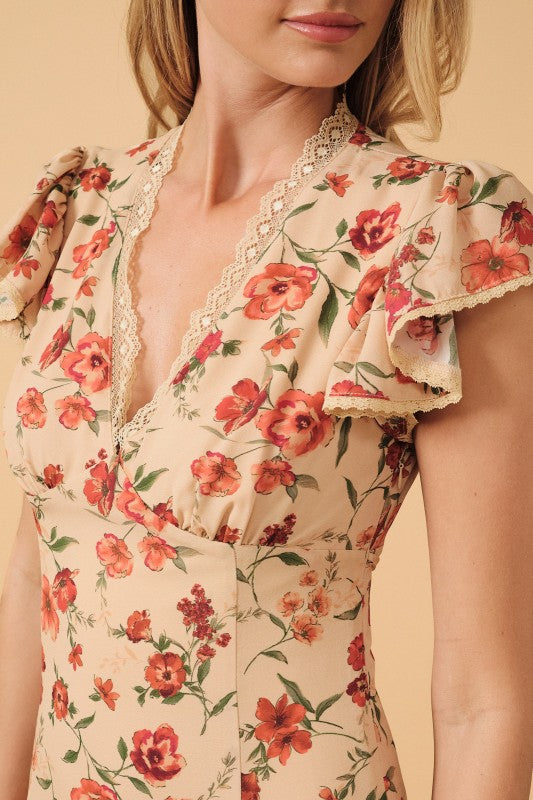 The Willow Grace Lace Midi Dress