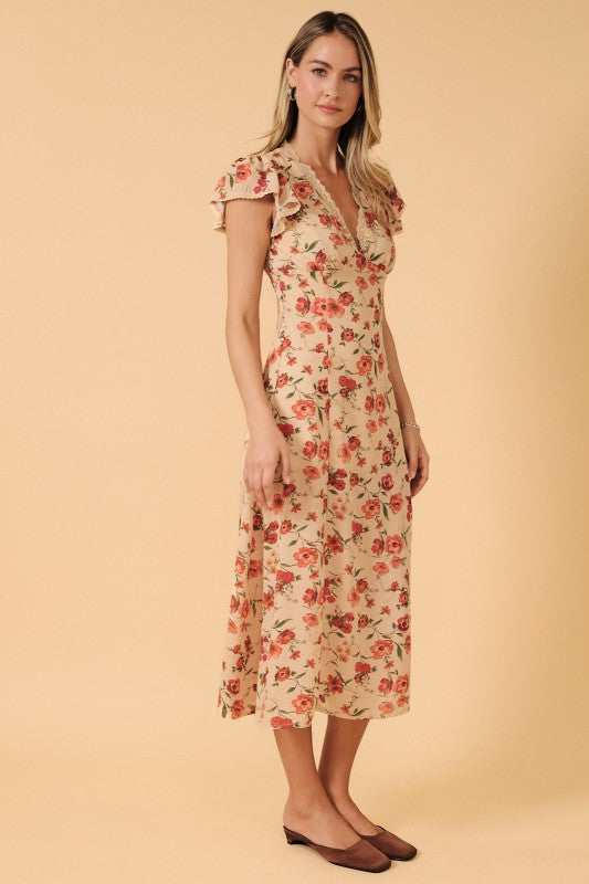 The Willow Grace Lace Midi Dress